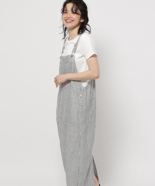 「niko and...」 サロペットスカート LARGE アイボリー レディースの画像