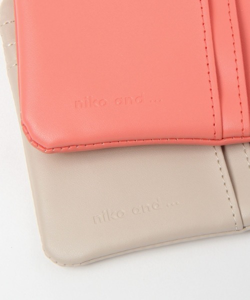 niko and…（ニコアンド） 財布 ニコロゴL字二つ折り財布 レディース