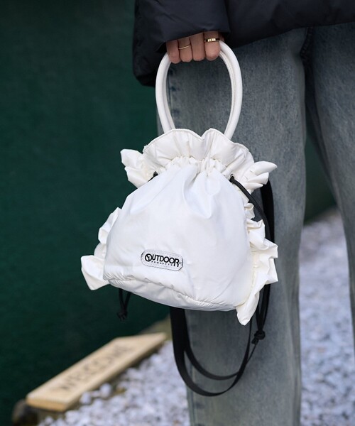 「FREAK'S STORE」 「OUTDOOR PRODUCTS」2WAYバッグ ONE SIZE ナチュラル レディース_画像3