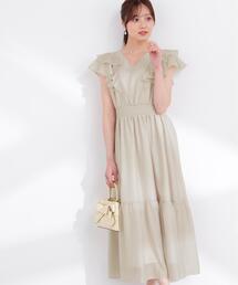 PROPORTION BODY DRESSING ラッフルスリーブワンピース PROPORTION BODY DRESSING（プロポーションボディドレッシング
