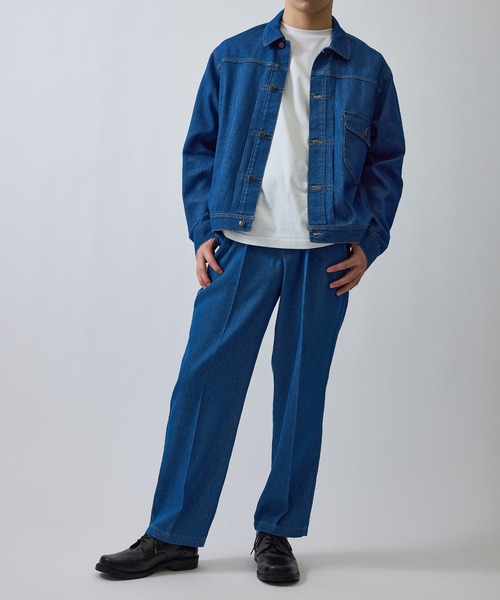 極美品　ジースター　近年モデル　デニム　ジャケット　青　ブルー　XL ブルゾン j.n.r.d コート ジャケット チルジーンズブルゾン/セットアップ対応