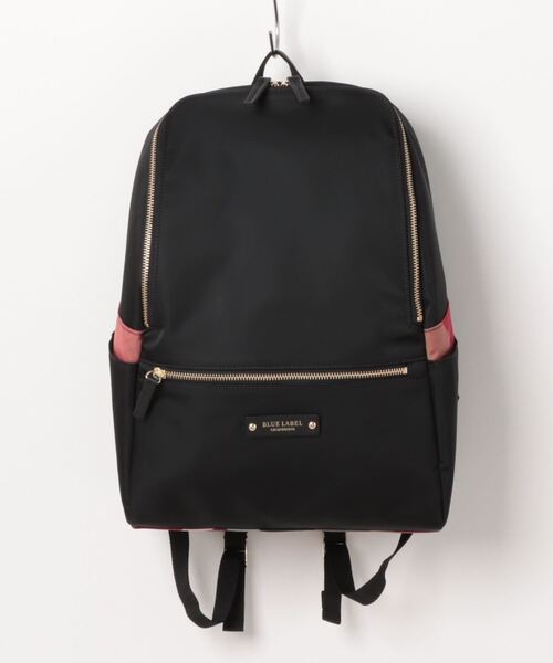 【美品】 ブルーレーベル クレストブリッジ リュック ナイロン 黒 BLUE LABEL CRESTBRIDGE（ブルーレーベルクレストブリッジ） リュック