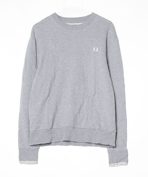 FRED PERRY ライトグレー トレーナー FRED PERRY（フレッドペリー） スウェットカットソー L グレー