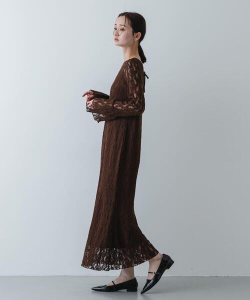 SENSE OF PLACE by URBAN RESEARCH ワンピース レースフレアー