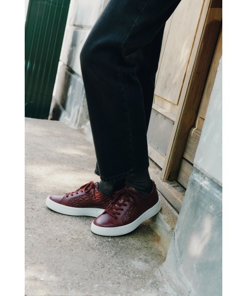 「ECCO」 ローカットスニーカー 36 ブラウン レディース_画像4