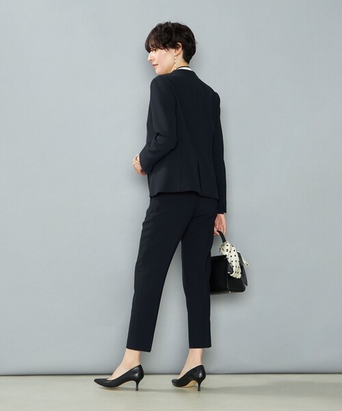「NOLLEY'S」 ノーカラージャケット 36 ベージュ レディース_画像7
