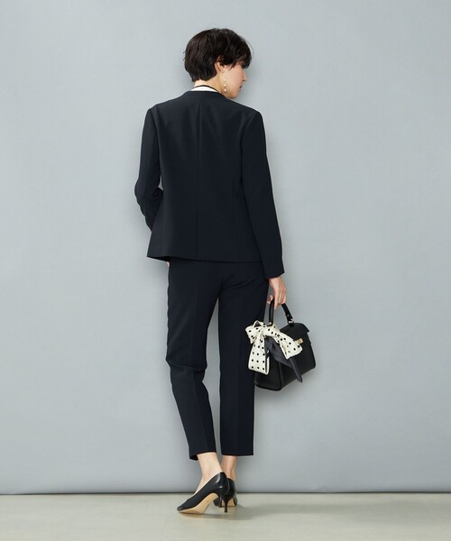「NOLLEY'S」 ノーカラージャケット 36 ベージュ レディース_画像8