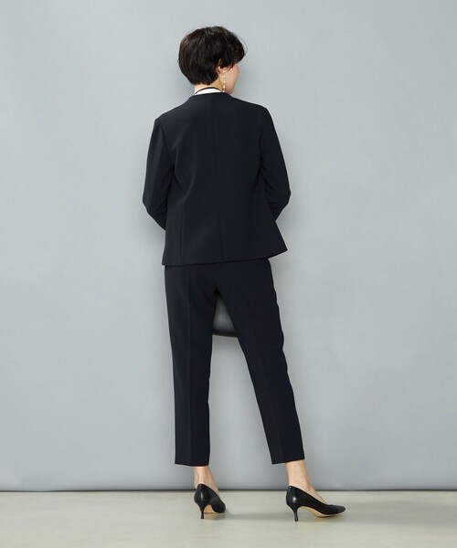 「NOLLEY'S」 ノーカラージャケット 36 ベージュ レディース_画像9