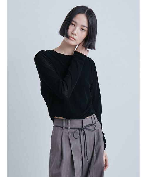 「MIESROHE」 長袖カットソー F アイボリー レディース_画像4