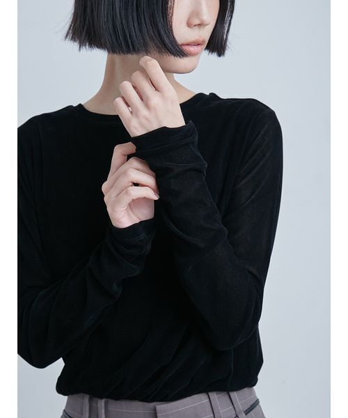 「MIESROHE」 長袖カットソー F アイボリー レディース_画像8