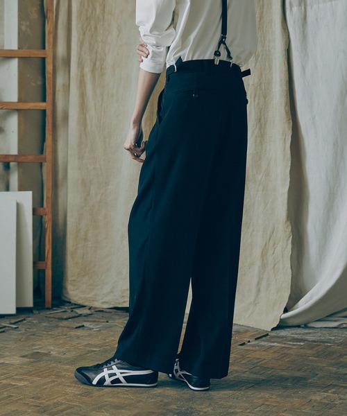 「Bleme」 スラックス M ブラウン メンズ_画像9