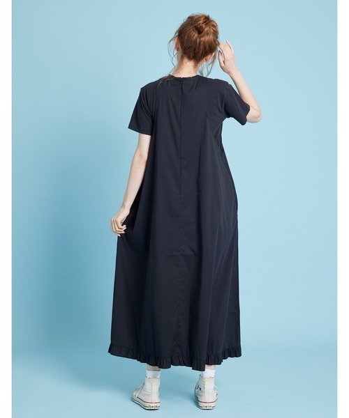「Little sunny bite」 ノースリーブワンピース MEDIUM ブラック レディース_画像3