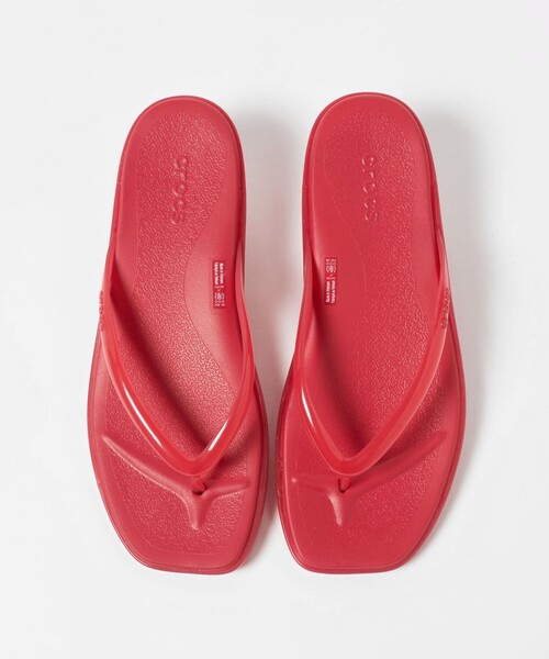 crocs（クロックス） サンダル 「crocs」MIAMI JELLY FLIP サンダル