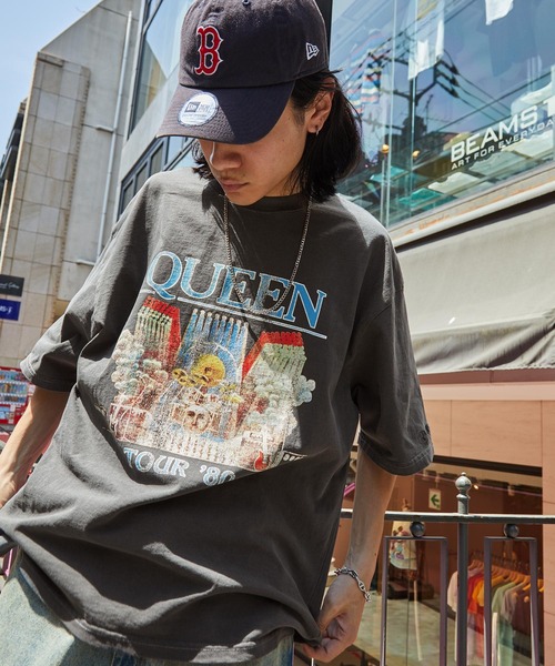 「MONO-MART」 「retock's」半袖Tシャツ「kissコラボ」 M ブラウン メンズ_画像2