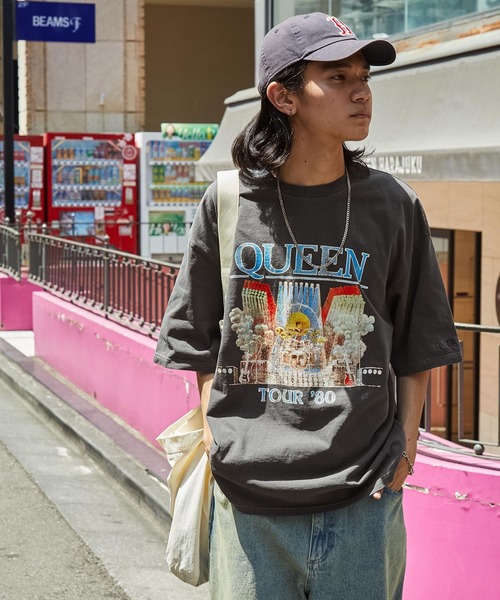 「MONO-MART」 「retock's」半袖Tシャツ「kissコラボ」 M ブラウン メンズ_画像7