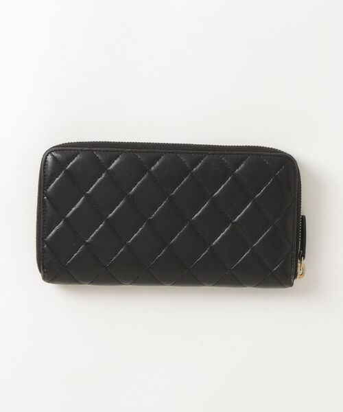 「CHANEL」 マトラッセ ラウンドファスナー 長財布 - ブラック レディース_画像2