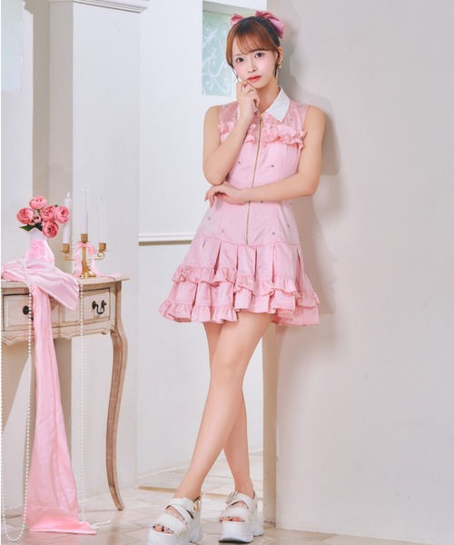 ReAmour ワンピース ナイロンビジューワンピ : ZOZOTOWN Yahoo!店