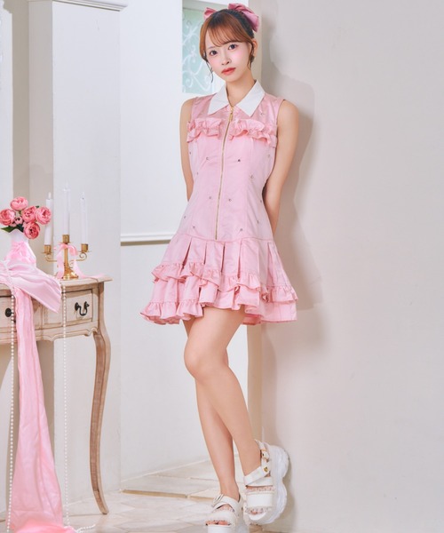 ReAmour ワンピース ナイロンビジューワンピ : ZOZOTOWN Yahoo!店