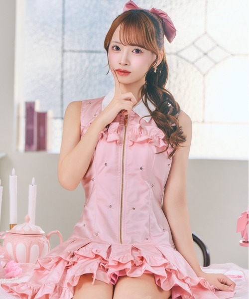 リアムール ナイロンビジューワンピ ナイロンビジューワンピ – ReAmour