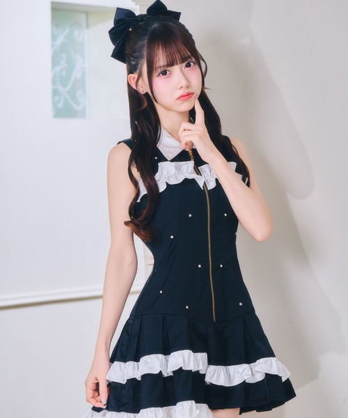 ReAmour ワンピース ナイロンビジューワンピ : ZOZOTOWN Yahoo!店