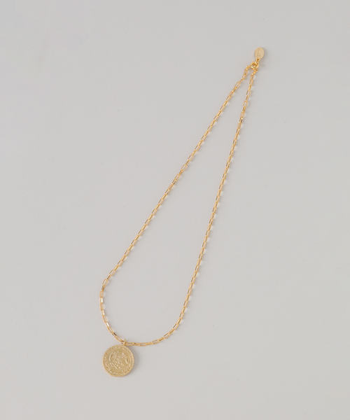 ネックレス chibi jewels/チビジュエルズ mini rectangle chain Mex Coin necklace レディースの画像