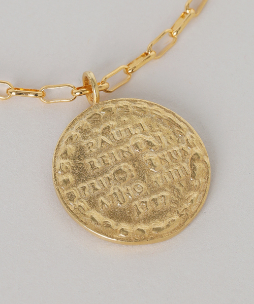 ネックレス chibi jewels/チビジュエルズ mini rectangle chain Mex Coin necklace レディースの画像
