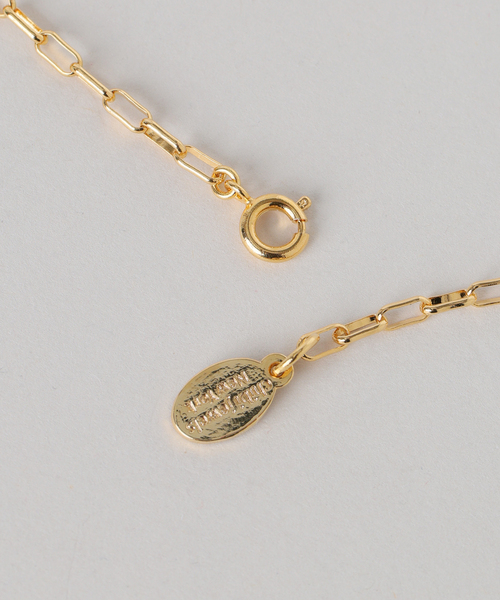ネックレス chibi jewels/チビジュエルズ mini rectangle chain Mex Coin necklace レディースの画像