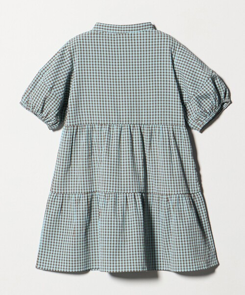 美品 グリーンレーベルリラクシング 130 入学　チェック　キッズフォーマル green label relaxing（グリーンレーベルリラクシング） ワンピース