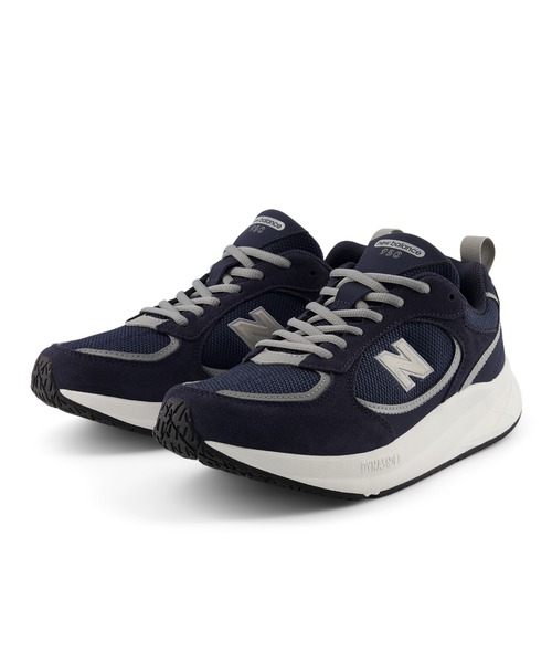 「New Balance」 ローカットスニーカー 25cm ネイビー メンズ_画像4
