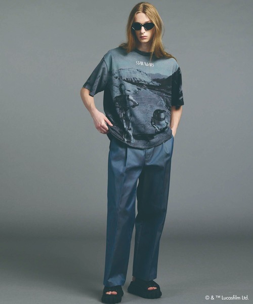 「MAISON SPECIAL」 半袖Tシャツ 2 ブラック メンズ_画像4