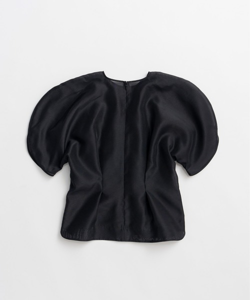 ブラウス シャツ 「2026Summer Pre-Order」オーガンジーパフトップ / Organza Puff-Sleeve Top レディースの画像
