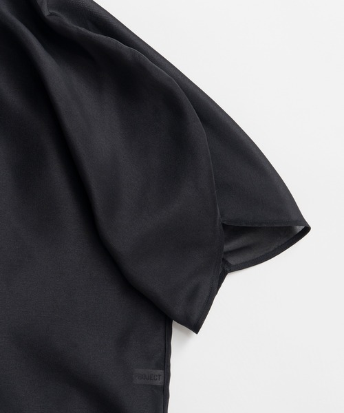 ブラウス シャツ 「2026Summer Pre-Order」オーガンジーパフトップ / Organza Puff-Sleeve Top レディースの画像