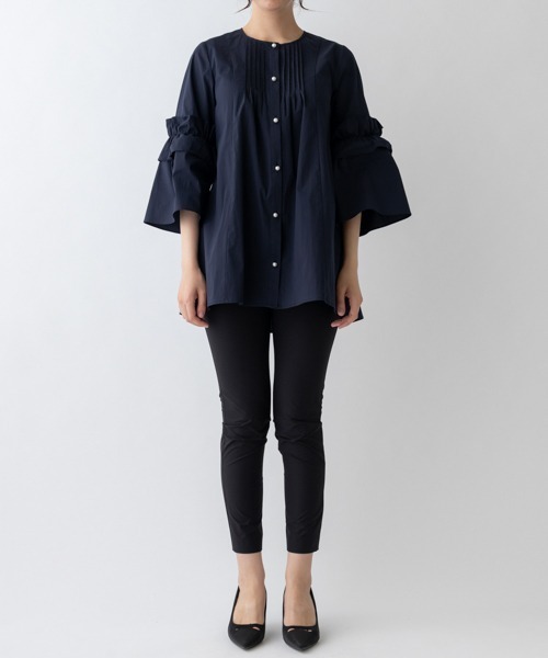 「Sono」 7分袖ワンピース F ブルー レディース_画像3
