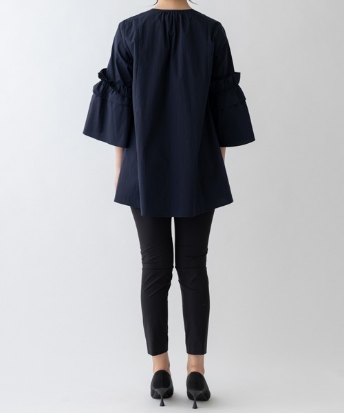 「Sono」 7分袖ワンピース F ブルー レディース_画像5