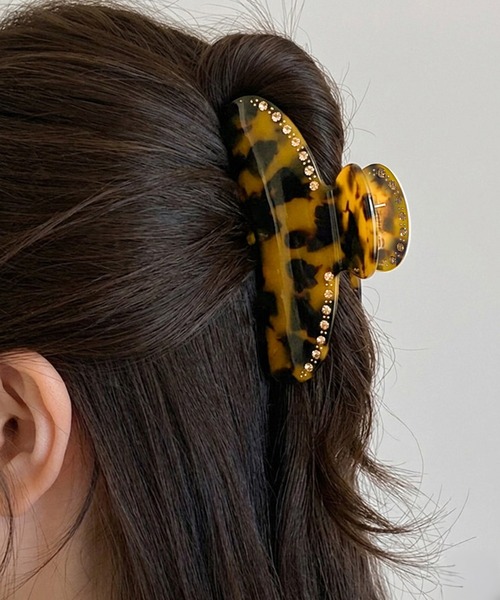 DiamondHearts（ダイヤモンドハーツ） ヘアクリップ べっ甲×ビジュー
