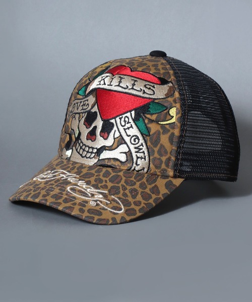 Ed Hardy（エド・ハーディー） メッシュキャップ キャップ 帽子