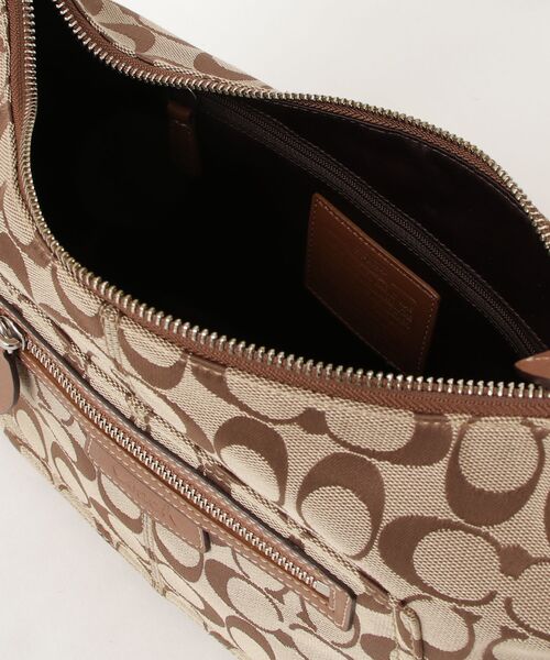 COACH コーチ シグネチャー トートバッグ ブラウン 美品 COACH（コーチ） シグネチャー柄 トートバッグ - ブラウン レディース
