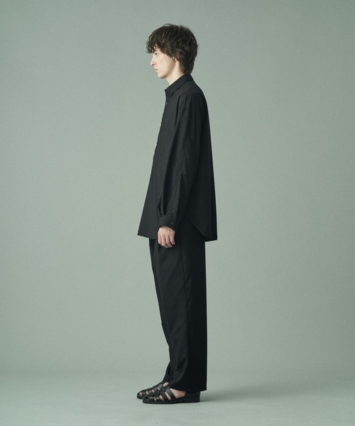 「Juha」 長袖シャツ 4 ブラック メンズ_画像7