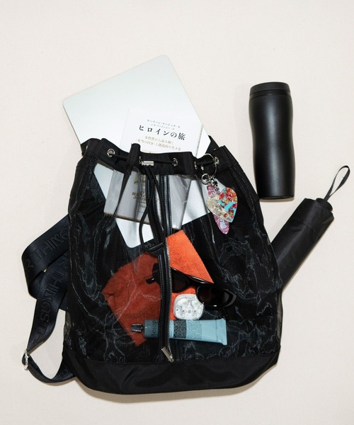 美品THINGSTHATMATTER MESH BACKPACKメッシュリュック THINGS THAT MATTER（シングス ザット マター） デイバック リュック