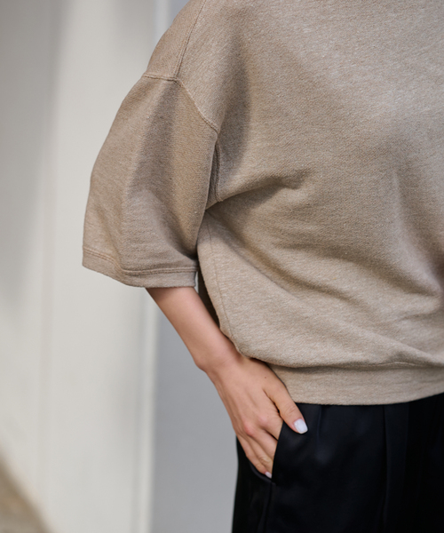 FRAMeWORK（フレームワーク） tシャツ 「追加」LINEN TERRY LOOSEプル