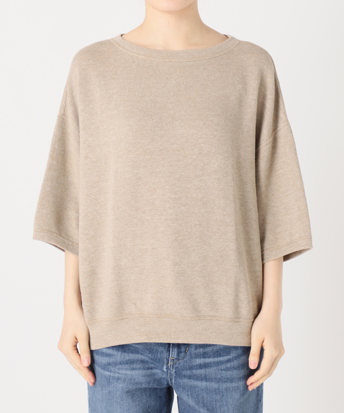 FRAMeWORK（フレームワーク） tシャツ 「追加」LINEN TERRY LOOSEプル