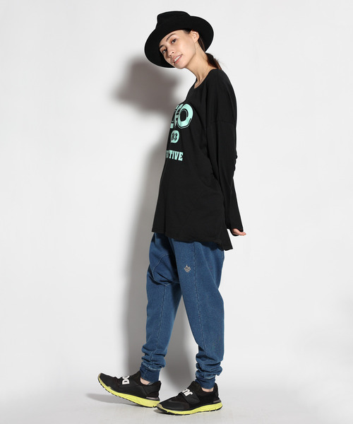 「ALDIES」 イージーパンツ SMALL ネイビー メンズ_画像7