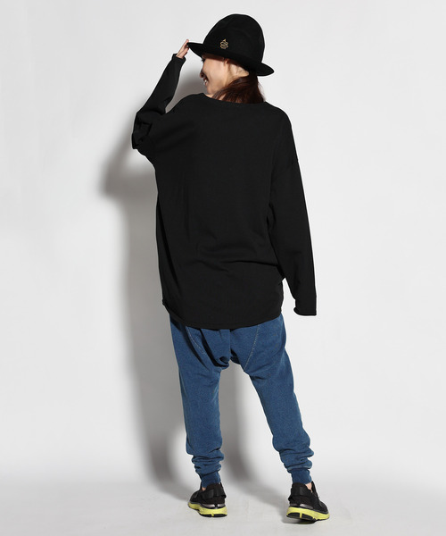 「ALDIES」 イージーパンツ SMALL ネイビー メンズ_画像8