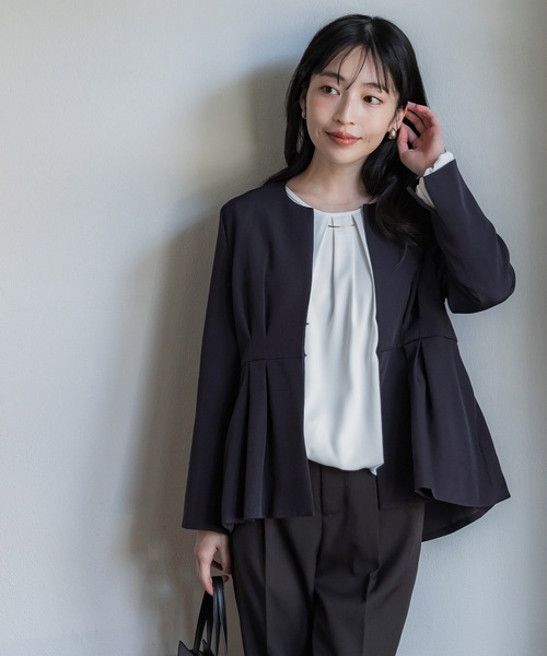 「coca(coca)」 ジャケット M ライトベージュ レディース_画像2