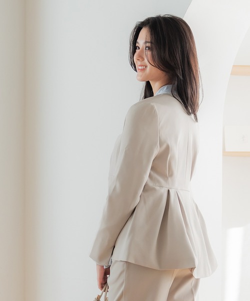 「coca(coca)」 ジャケット M ライトベージュ レディース_画像4