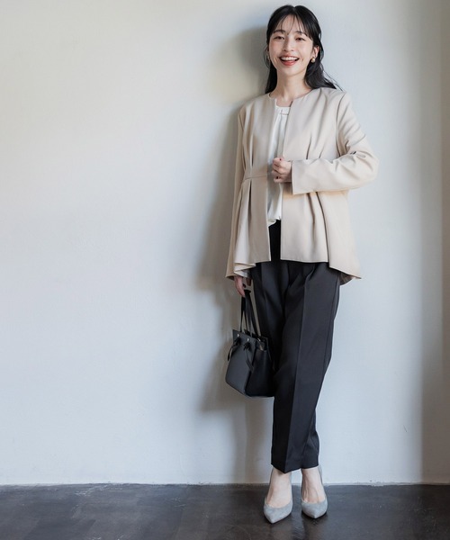 「coca(coca)」 ジャケット M ライトベージュ レディース_画像8