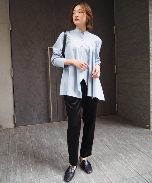 「qualite」 スラックス 36 セージグリーン レディース_画像9