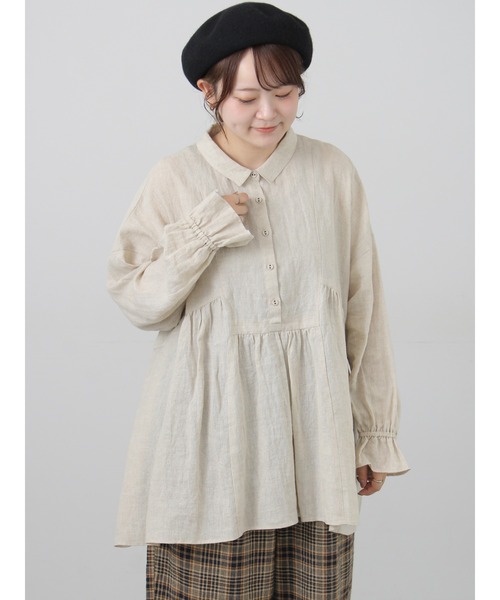 Samansa Mos2（サマンサモスモス） チュニック 「Cross×Linen