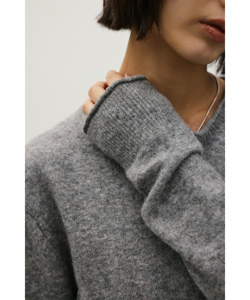 【未使用】GRAY カーディガンM-L#13 STYLEMIXER（スタイルミキサー） カーディガン コンパクトニット