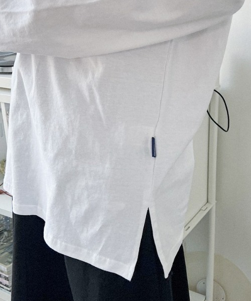 tシャツ A'GEM/9 × .kom 「muah muah/ムーアムーア」LAYERED STRAP HALF T-SHIRT/レイヤードストラップ A'GEM/9 × .kom 『muah muah/ムーアムーア』LAYERED STRAP HALF